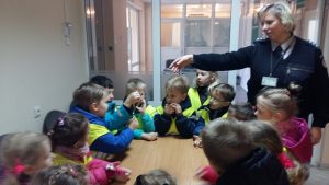 Išvyka į Kretingos policijos komisariatą su 8 “Boružėlių” grupės vaikais