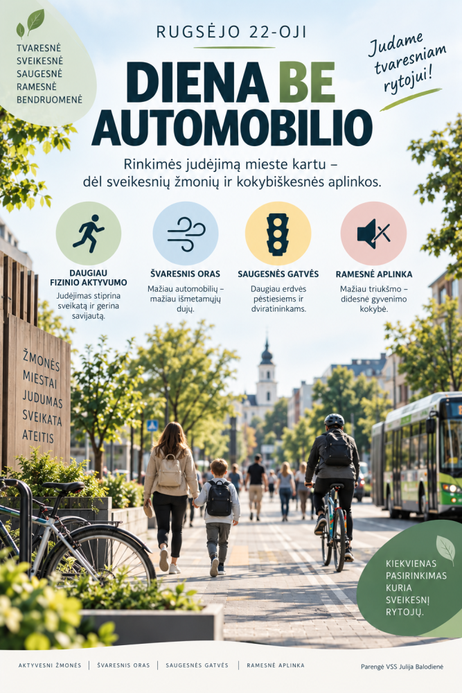 Rugsėjo 22 d. Diena be automobilio