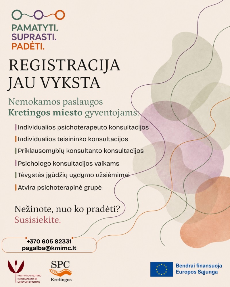 PAMATYTI. SUPRASTI. PADĖTI.