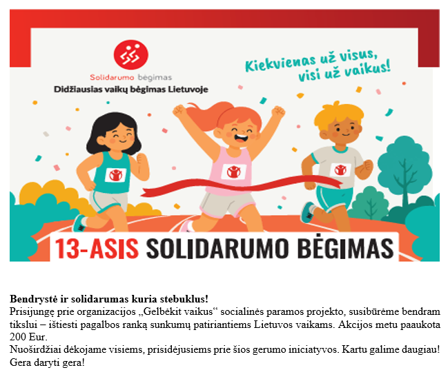 13-asis solidarumo bėgimas